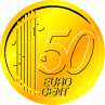 Muntstuk
50 eurocent