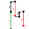 Make strings of arrows that result in an equation, then vary the length of x, y, and z.