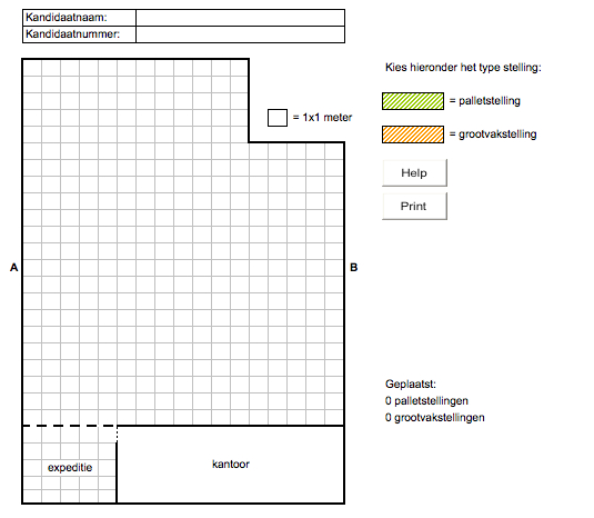 Plattegrond op schaal maken in excel